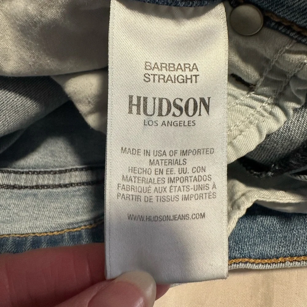 Hudson Barbara Straight Leg Jeans Sz 26 - Picture 9 of 11